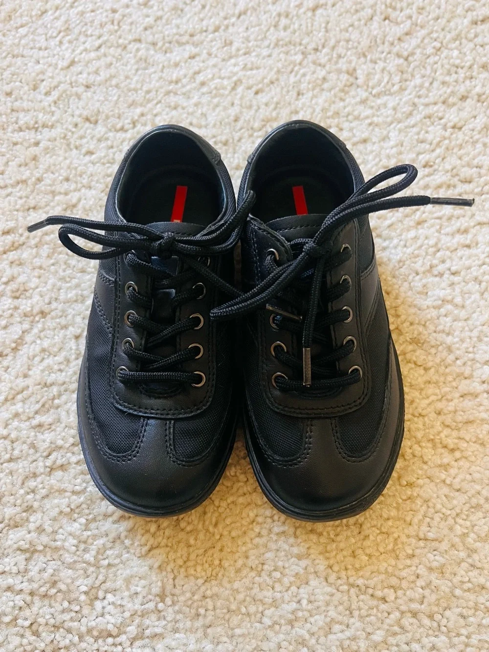 Prada Kids Black Shoes